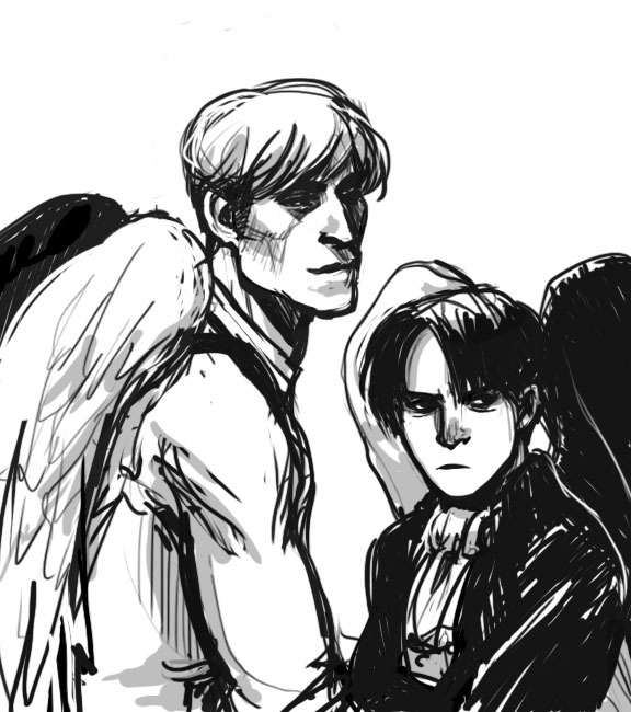 januariat:  based on the au where joining the survey corps literally gives you wings