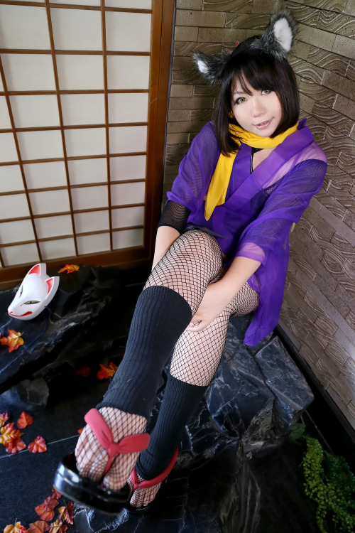 Cute Cosplay Girl Higurashi Rin (Kitsune-Chan) 1-39