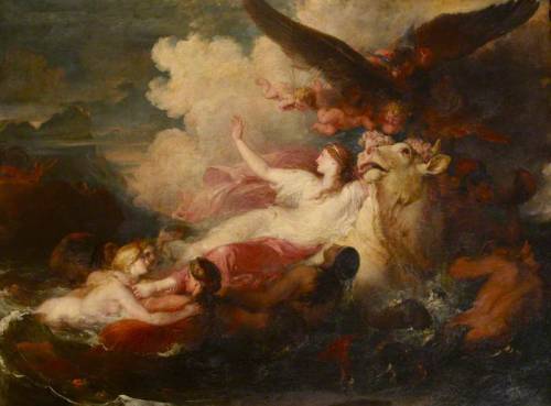 centuriespast: The Abduction of Europa William Hilton (1786–1839) National Trust, Petworth Hou