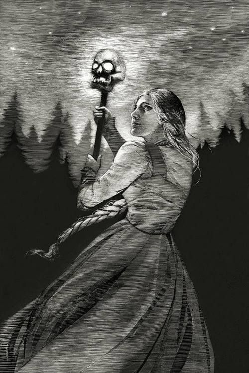 womeninarthistory: Vasilisa with Baba Yaga’s Fire,  Kate Adams