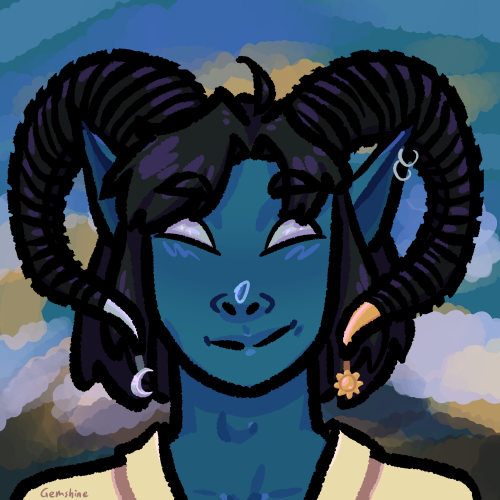 gemshine:Rasp, a Tiefling Sorcerer from my party