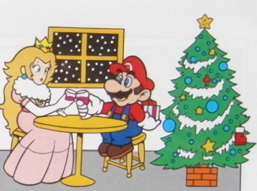 Suppermariobroth:1990 Illustration From A Japanese Super Mario World Greeting Card