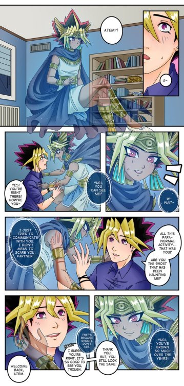 charjeon - Here’s a headcanon of mine; Atem’s restless spirit...