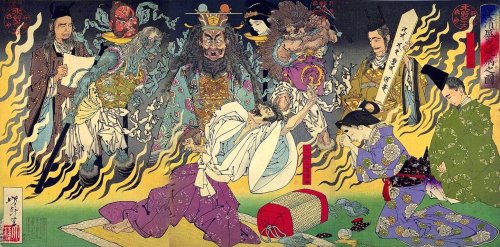 rishu-jpn:  月岡芳年 - Yoshitoshi Tsukioka (1839.30.4 ～ 1892.9.6) http://en.wikipedia.org/wiki/Yoshitoshi 