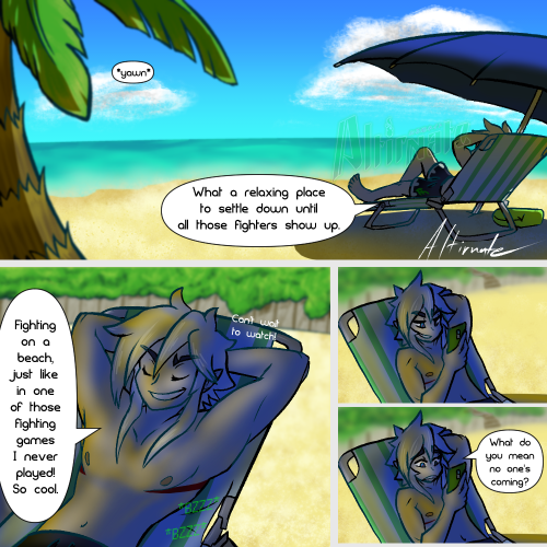Relaxing day at the beach gets too relaxingMe? Forget to post this in a timely fashion? N-no…