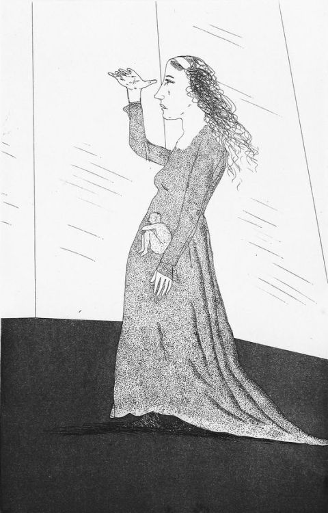 jordi-gali: David Hockney (gravures) ‘The Princess searching’ (the Fairy Tales)