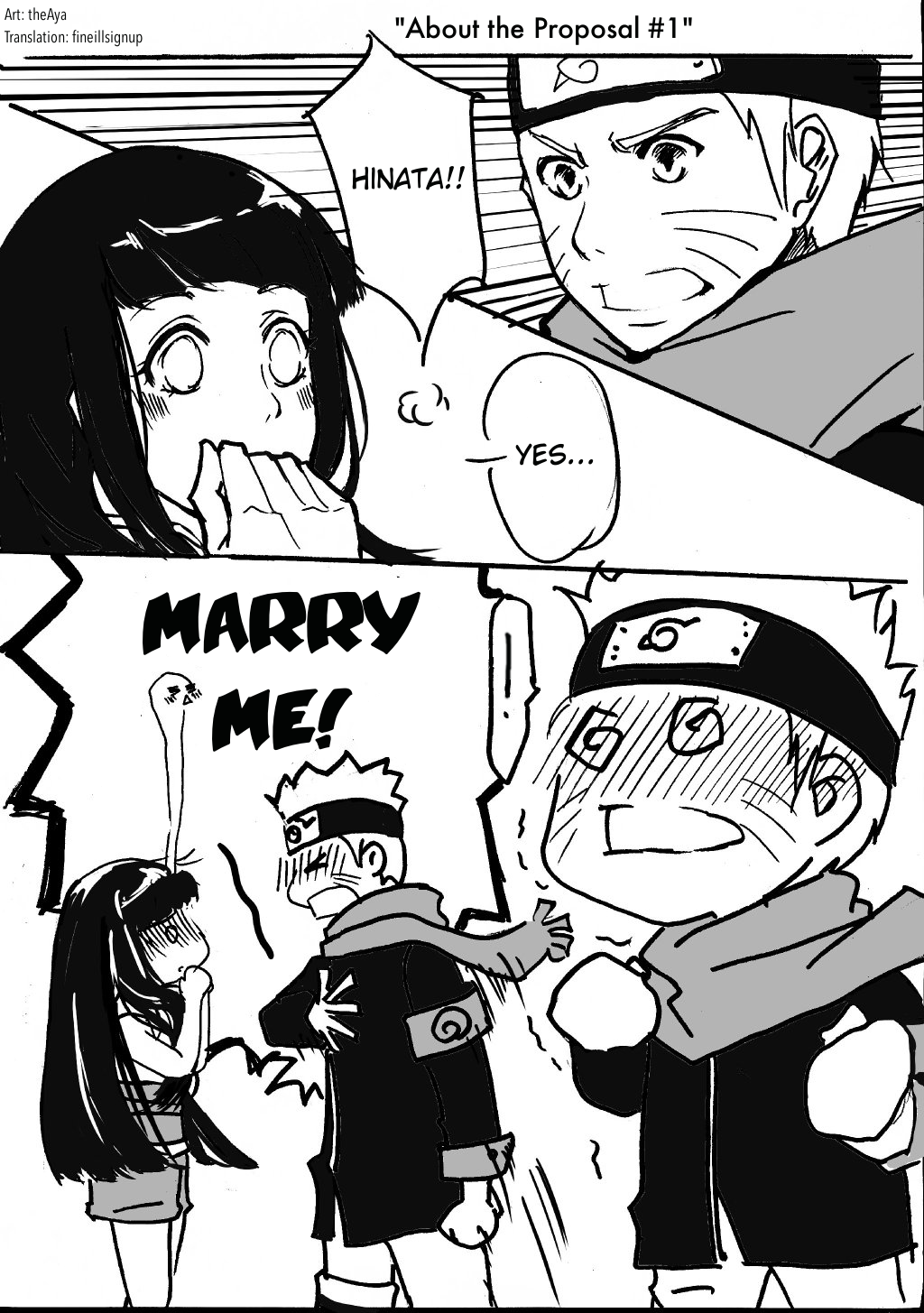 fineillsignup:  “About the Proposal” by theAya, translated by me with permission.I