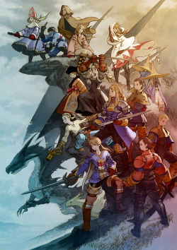 feyariel:  Cover art for Final Fantasy Tactics by Akihiko Yoshida