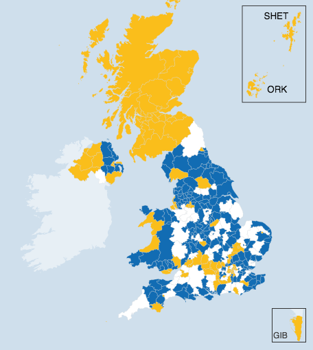 barbieaddams:  LOOK AT SCOTLAND! LOOK AT HER !!!!!! NOT A SINGLE CONSTITUENCY HAS