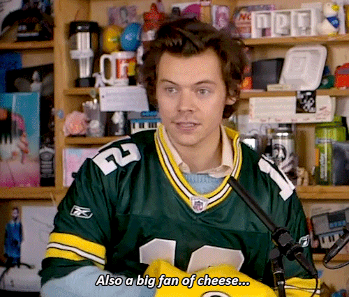 harry styles packers jersey