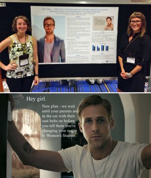 Men more open to feminism when it’s paired with a photo of Canadian actor Ryan Gosling: study“