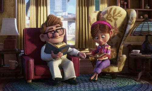 littledisneyhearts:The Love Story of Carl and Ellie….They represent true love in the best of forms &