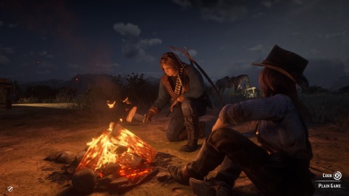 The girl gang in “Red Dead Online”.