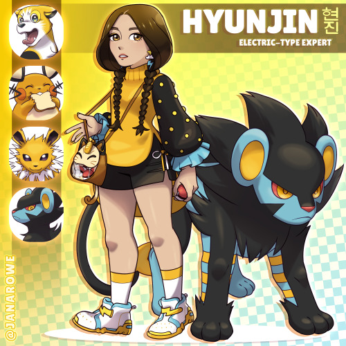 You are challenged by Gym Leader Hyunjin!