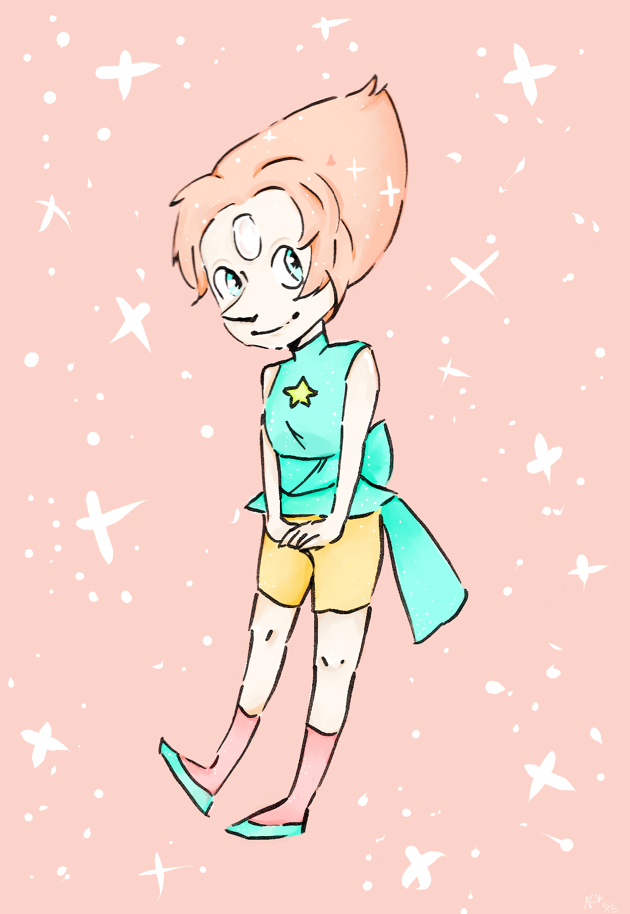 rekio-art:  quickie of space birb