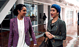 isabelle-simon:my top 20 tv ships of all time#17. kat and adena - t h e  b o l d  t y p e“we are fro