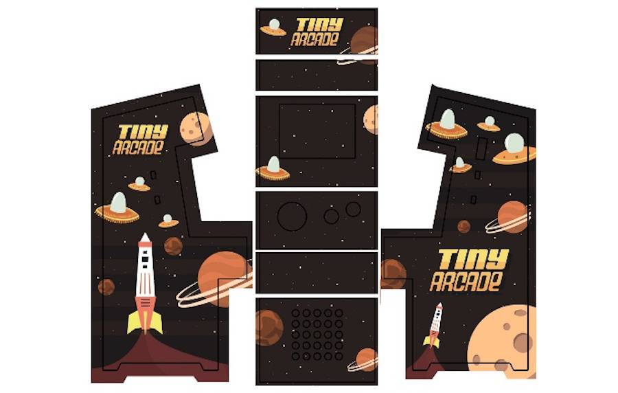 jedavu:    Tiny Playable Arcade Game The Tiny Arcade is tiny retro arcade game imagined