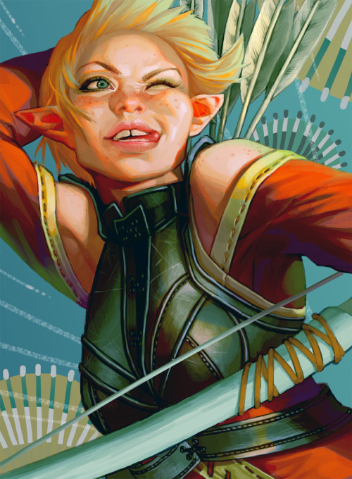 Dragon Age Portraits - Created By Kim Rukiana