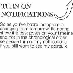 STUPID INSTAGRAM 😤 changing from tomorrow so don&rsquo;t forget to turn on my notifications by pressing on the &ldquo;&hellip;&rdquo; 💕 #keepinstagramchronological by jellydevote
