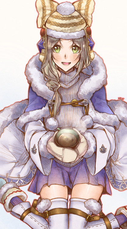So excited for Atelier Firis! Her winter outfit is so cute &lt;3