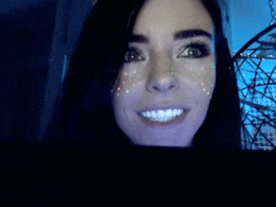 ixnay-on-the-oddk:  New Years Eve was so much fun ^_^ So glad you got to see/catch this too xD I had a tiny patch of blacklight paint on my leg for almost 5 day into the new year before noticing 0.0