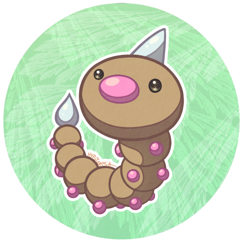 December Pokémon Challenge 2021, 11/31: Weedleworm time(wanna suggest a pokémon for me to draw? chec