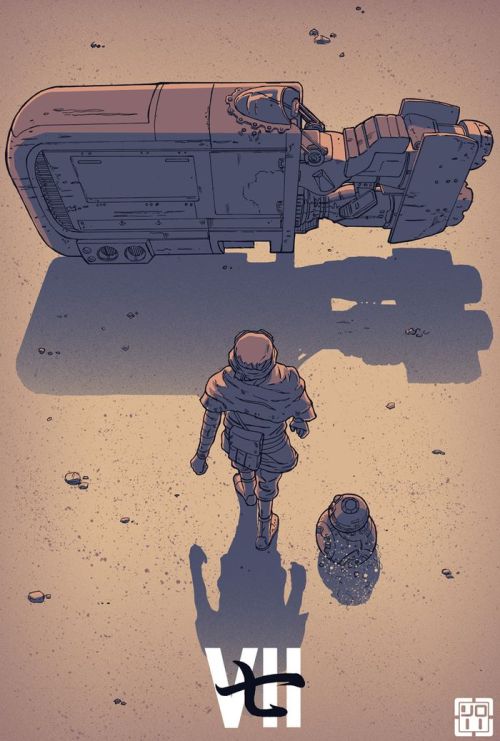 »ANIMEART | Akira styled Star Wars: The Force Awakens poster by Laurie Greasley.