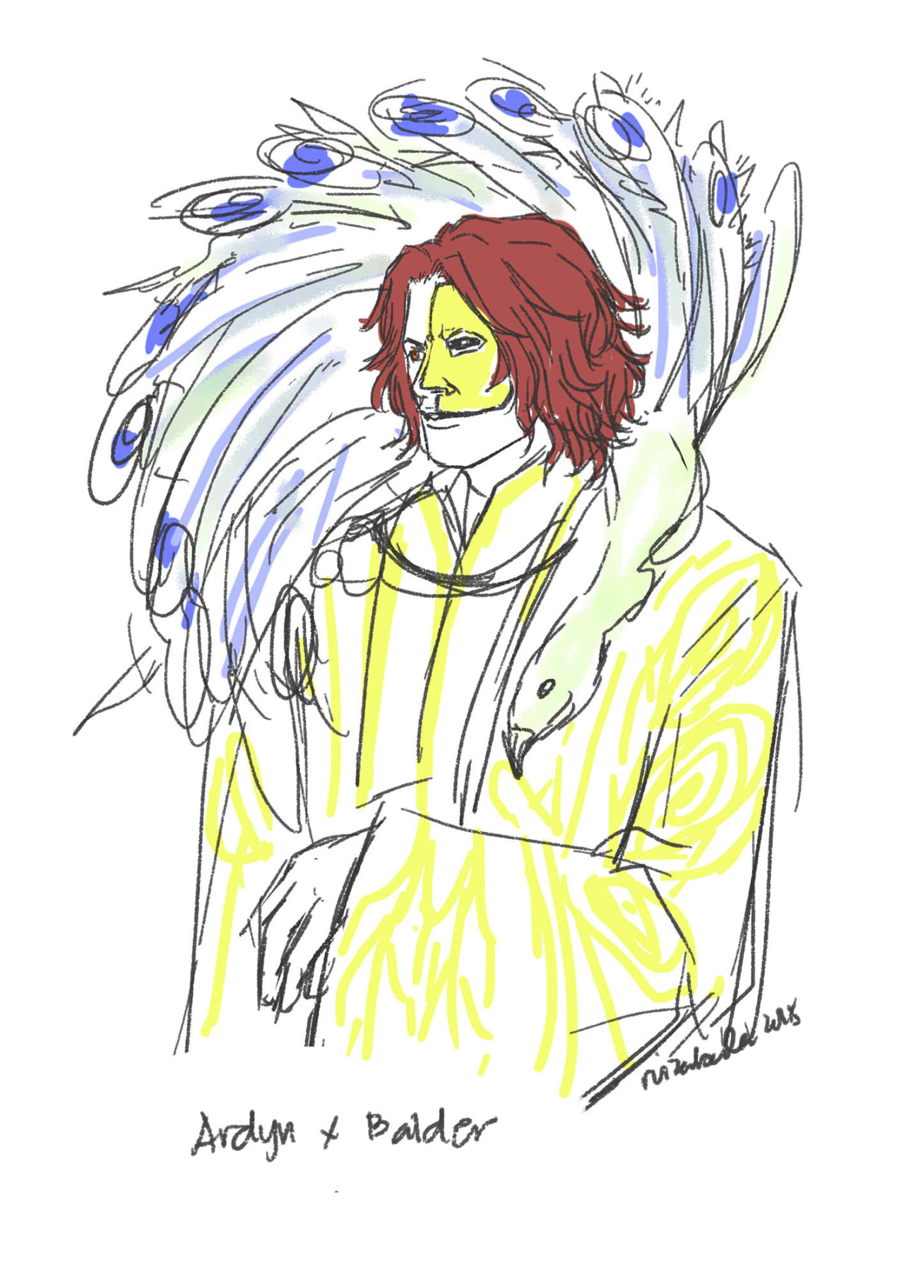 Bayonetta x FFXV sketch dump