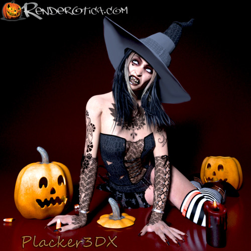 Renderotica SFW Halloween Image SpotlightSee NSFW content on our twitter: https://twitter.com/RenderoticaCreated by Renderotica Artist PlackerArtist Gallery: https://renderotica.com/artists/placker/Gallery.aspx