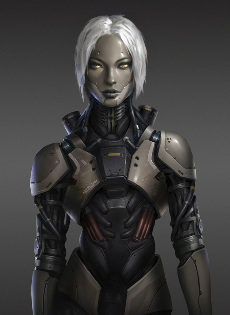 cybercircuitz:  neurostatic:  Character 4 by Mitchell Mohrhauser  Follow for more