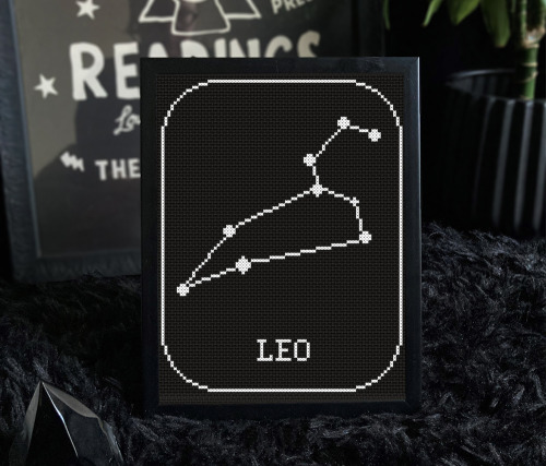 ✨ The stars aligned for the right time to make some constellation cross stitch patterns ✨ All signs 