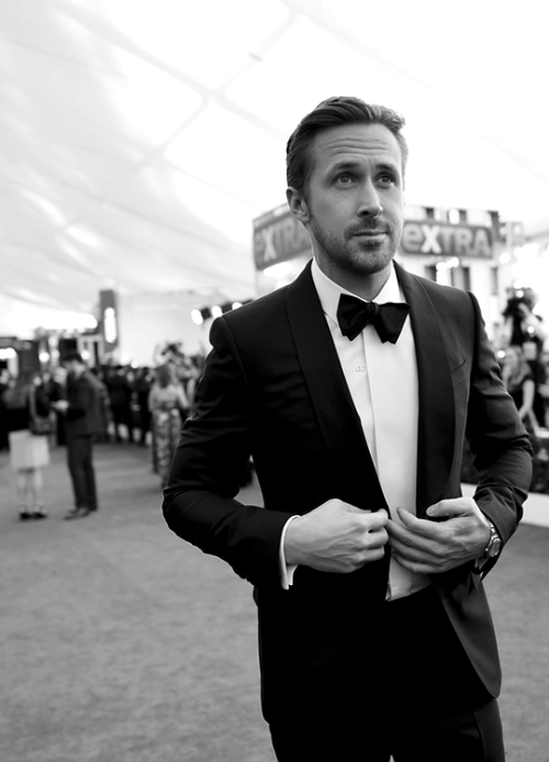 ryangoslingsource: Ryan Gosling attends The 23rd Annual Screen Actors Guild Awards at The Shrine Aud