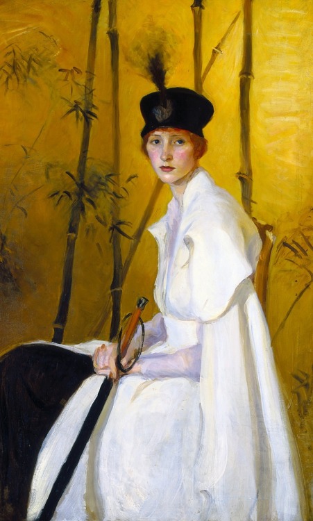 &ldquo;Woman in white&rdquo; by Ruth P. Bobbs, 1904-1911