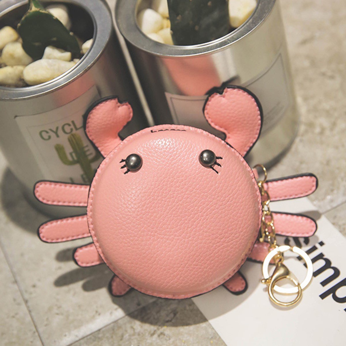 youaremysunshine1314:  Cute cartoon crab bags Red      ❤ ❤     Black Pink