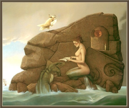 everydayamermaid:  by Michael Parkes  So beautiful