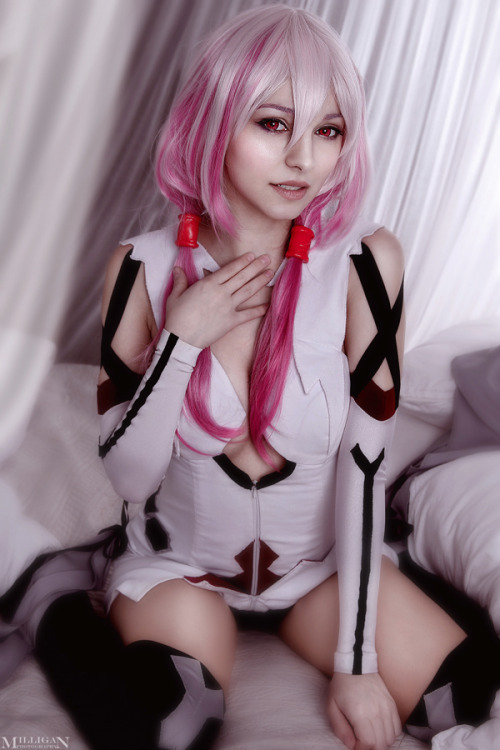 hotcosplaychicks:  Guilty Crown - Inori - Can I trust you? by MilliganVick Check out http://hotcosplaychicks.tumblr.com for more awesome cosplay