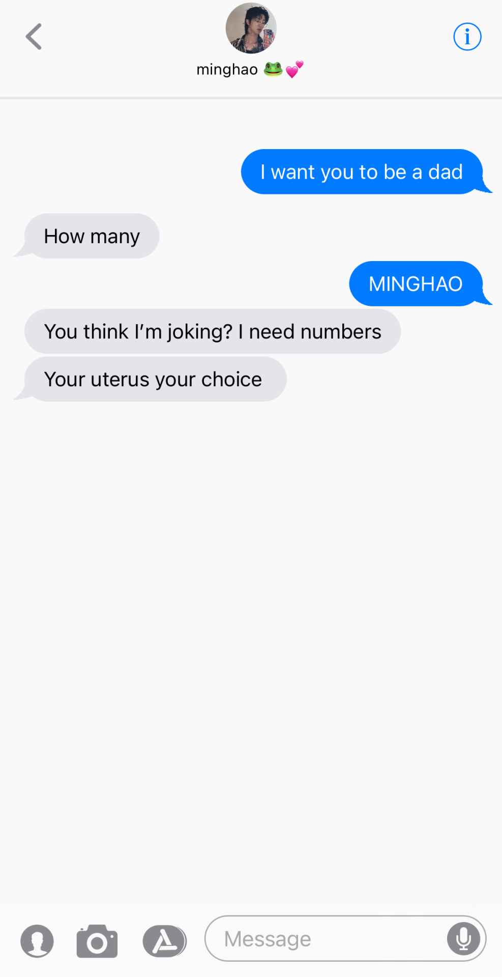 Text Smau Idea: Svt Members When You Text Them 'i Want You To Be A Dad'