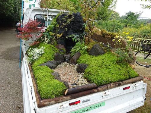 archatlas: Mini Gardens on the Move: Japanese Landscapers Transform Truck Beds Into Bucolic Worlds&n