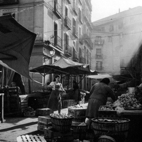 undr:Francesc Català-Roca. Mercado de San Miguel. 1950′s