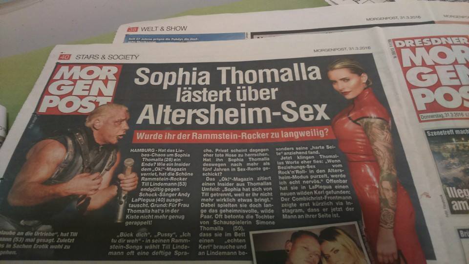 Sophia thomalla sex