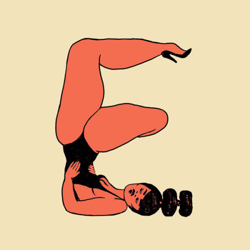 exhibition-ism:  You have to follow along with illustrator Jade Schulz’s daily video vixen dropcap alphabet - i’m quite partial to “F”. Follow her progress here and see more on her website here. 