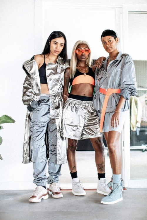 blackfashion: Aleali May, Siobhan Bell and Sashà Elina  Photo by @TashaBleu on IG 