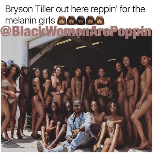 Get it @brysontiller #2FroChicks #Repost @blackwomenarepoppin ・・・ Remember those beautiful ladies I 