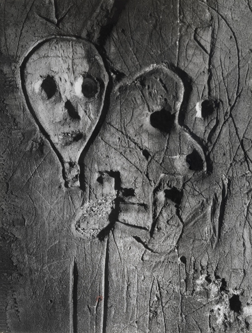 likeafieldmouse:  George Brassai - Graffiti (published 1961) “Best known for his photographs of nocturnal Paris and its demimonde, Brassai also took pictures of wall carvings and markings over three decades. He was interested in how the images