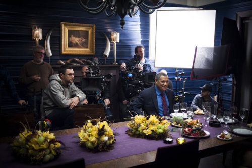 if-its-notlikethemovies:Hannibal NBC behind the scences (3/?)