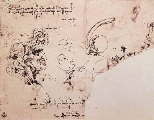 Study sheet, 1478, Leonardo Da VinciMedium: ink,paperhttps://www.wikiart.org/en/leonardo-da-vinci/st