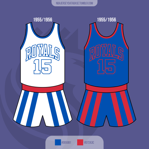 Rochester Royals 15 Blue Basketball Jersey