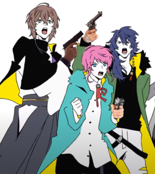 i was just gonna do gentaro but they all had empty hands just ripe for putting guns in
