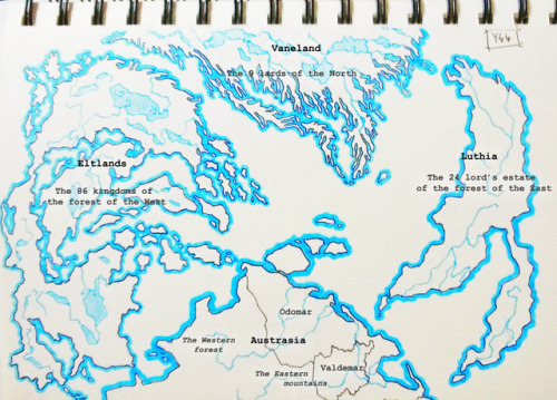 laure-writes:The sword of stones - world map