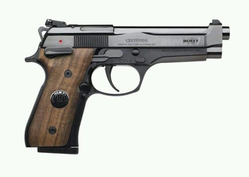 icecreamgundae:  badger-actual:  Beretta 92FS Centennial.  Wow, it’s beautiful. Beretta once again taunts gun owners by only offering a frame-mounted safety on expensive, limited run models.